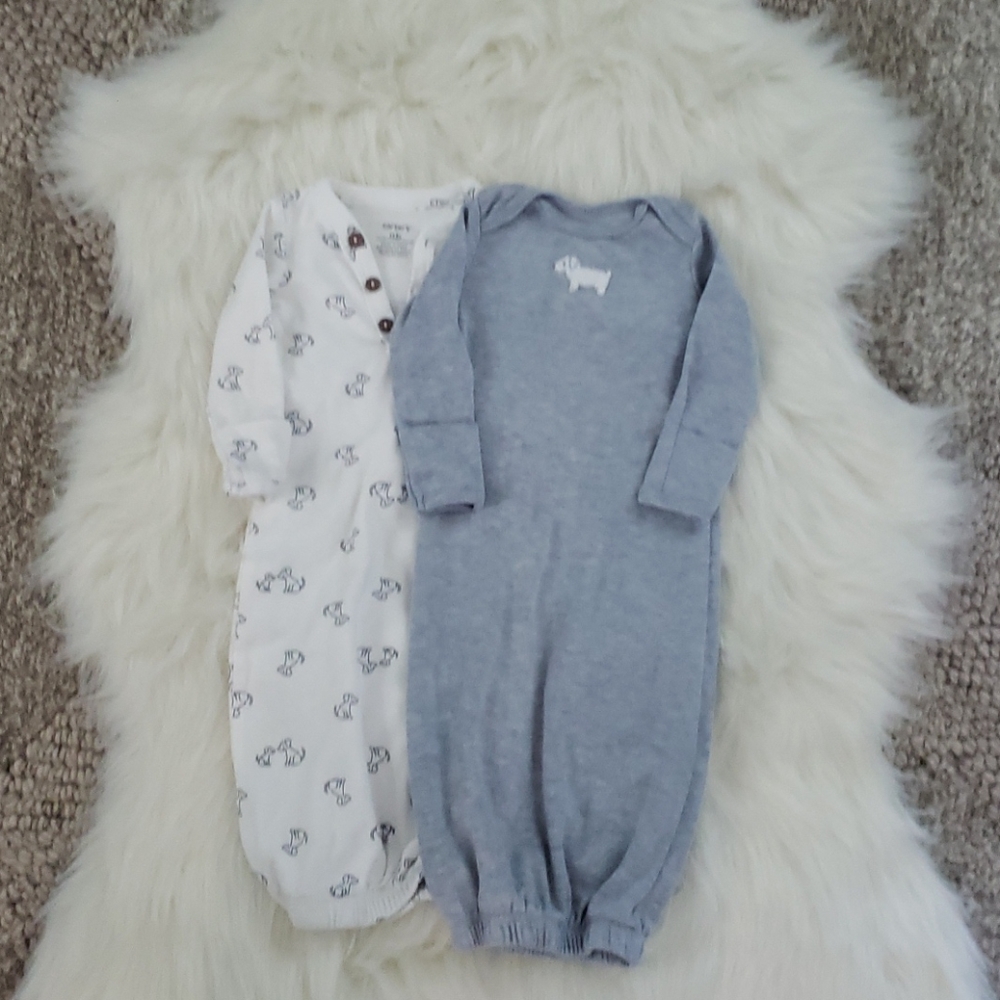 Newborn sleep gown 2 bundle